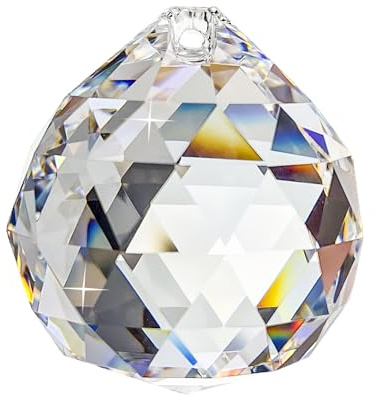 Kristallkugel 40 mm Sonnenfänger Hochbleikristall 30% PbO Crystal Suncatcher Fensterkristall Regenbogen Kristall Anhänger Feng Shui mit Geschenkbeutel