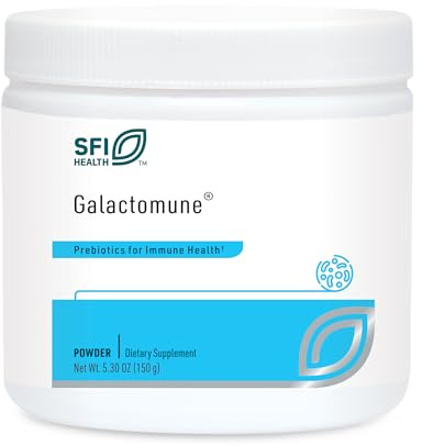 SFI Health Klaire Labs Galactomune Powder - Prebiotic Beta-Glucan & Galactooligosaccharides Immune Support (30 Servings, 150 Grams)