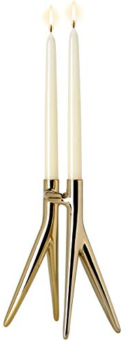 Kartell Abbracciaio, Portavelas, Oro, 20 x 11 x 25 cm