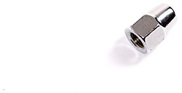 Tassorm M9 für Shimano Nexus Inter-L Nabendynamo HBNX32 - Metall, Edelstahl, Silber, Zink, Sechskant, Linksgewinde, Vollgewinde, 9mm, Klasse 2B, 1 Stück, Fahrradmutter, Schraubenmutter, Nuss