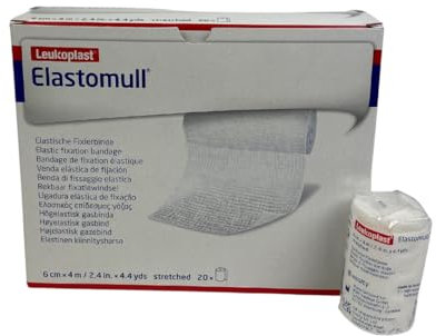 20 Fixierbinden 4 m x 6 cm Elastomull elastisch, 1 x 20 Stück