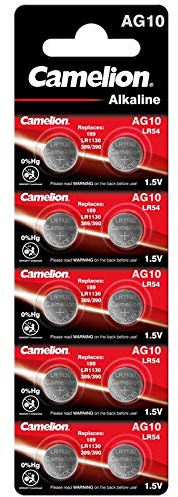 Lot de 200 Piles Bouton AG10 LR54 389 GP62A SR1130W CAMELION