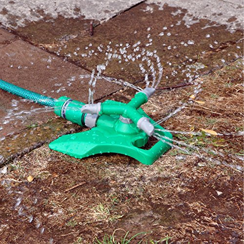 Kingfisher 613 3 Arm Rotating Sprinkler - Green
