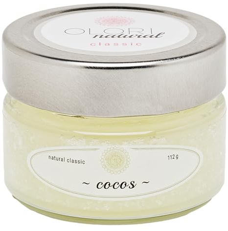 Olori Raumduft - Cocos Duftöl mit ätherischen Ölen, langanhaltend, exotisch, fruchtig, tropisch, 100% Naturrein, Raumdüfte ohne künstliche Duftstoffe, Glas 112g, für Räume bis 15qm