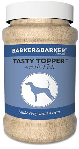 Barker and Barker Tasty Dog Food Topper - Arctic Fish Pot 160g | Equally Good on Wet & Dry Dog Food | High in Protein & Vitamins | Great to Encourage Fussy Eaters or Simply as a Tasty Treat
