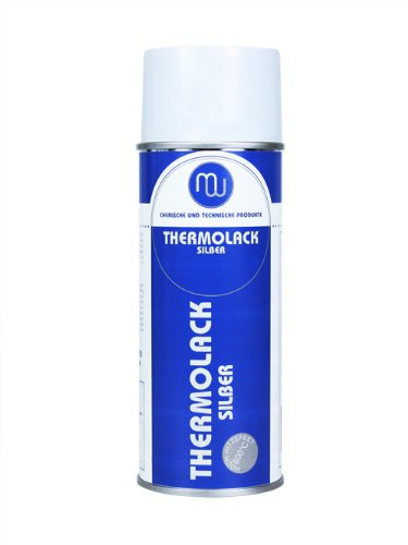 MW Auspufflack Thermolack Motorlack Autolack Spray silber bis 600°C 400ml