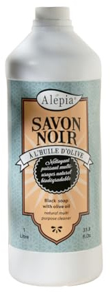 Alepia Savon Noir Liquide Nettoyant Multi-Usager
