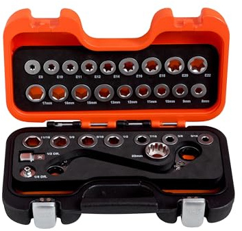 RATCHETING RING WRENCH SET, S TYPE 1320SRM/S29 By BAHCO