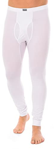 Abanderado TERMAL - Pantalón interior térmico para hombre, color blanco, talla 60/XXL