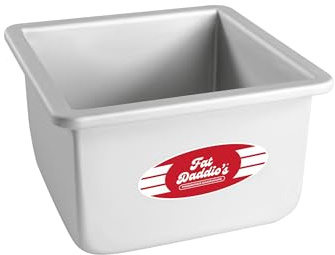 Fat Daddio's Anodized Aluminum Square Cake Pan, 6 x 4 Inch