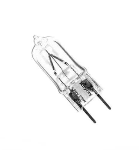 5-Pack/Set, G8 120v 25w Microwave Light Bulbs, JCD Type, G8 Base (2-pin), 110V /120V /130 Volt, 25 Watt