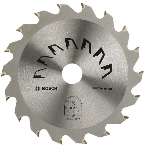 Bosch 2609256876 Précision Lame de scie circulaire 24 dents carbure Diamètre 235 mm alésage/alésage avec bague de réduction 30/25 Largeur de coupe 2,5 mm