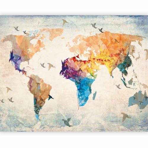 Fotomurale Soggiorno - Carta da parati 300x231 cm TNT Murale alla moda Decorazione da Muro XXL Poster Gigante Design Cameretta Carta per pareti Camera da Letto Mappa 10040910-74