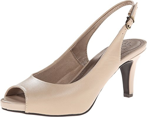 LifeStride Women's Teller Dress Pump, Taupe, 8.5 M US