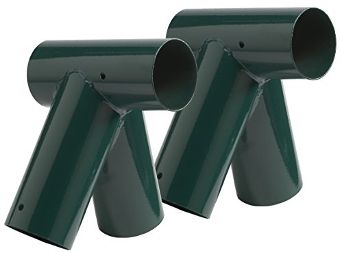 Pair (2) of 100 Degrees Extra Long Tubes Swing Brackets 4 Inch Round Poles Children’s Swing Frame.