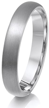 Theia Ring Titan Mattiert, Court Shape, 4-8mm