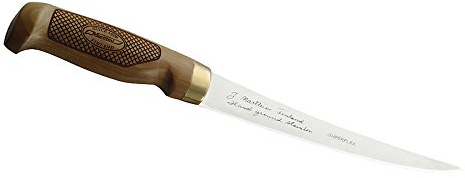 Marttiini Filetiermesser Classic Superflex, Klinge 19cm, Lederscheide