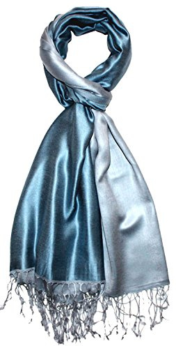 Lorenzo Cana Herren Wendeschal 70% Seide 30% Viskose Schaltuch 70 cm x 190 cm zweifarbig Schal Double Face