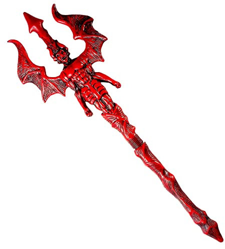 Devil Pitchfork 73cm Red Accessory for Halloween Lucifer Satan Fancy Dress