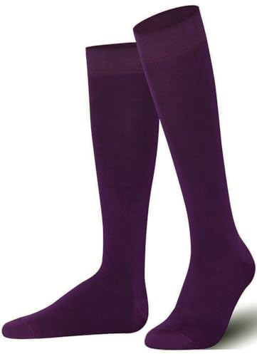 Mysocks Calzini alti al ginocchio Viola
