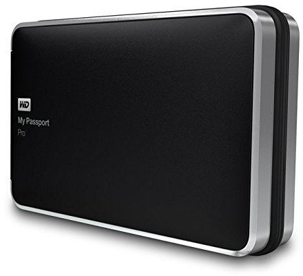 Western Digital WD My Passport Pro WDBRNB0040DBK - Festplatten-Array - 4 TB - 2 Schächte - 2 x HDD 2 TB - Thunderbolt (extern)