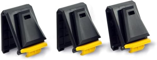 ToughBuilt ClipTech Series – 3-Piece ClipTech Hub Set, Universal Attachment Points for ClipTech Tool Pouches, Belts, and Wall Storage