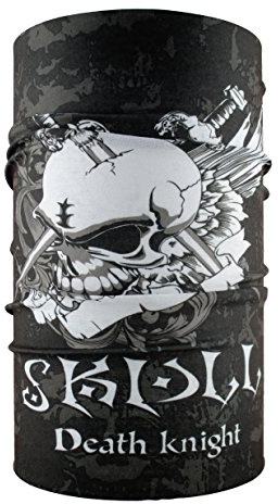 HeadLOOP Multifunktionstuch schwarz Totenkopf Schlauchtuch Schal Halstuch Kopftuch Microfaser