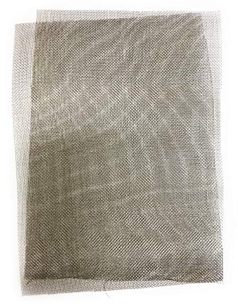 Stainless Steel BugScreen Insect Mesh Durable and Corrosion Resistant Bug Screen for Windows, Doors, and Vents | A4 Sheet (210 x 300mm) x 2 Pack