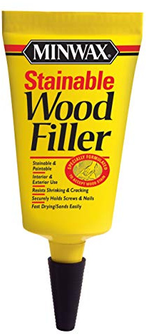 1 oz Minwax 42851 Natural Stainable Wood Filler Interior/Exterior Wood Filler