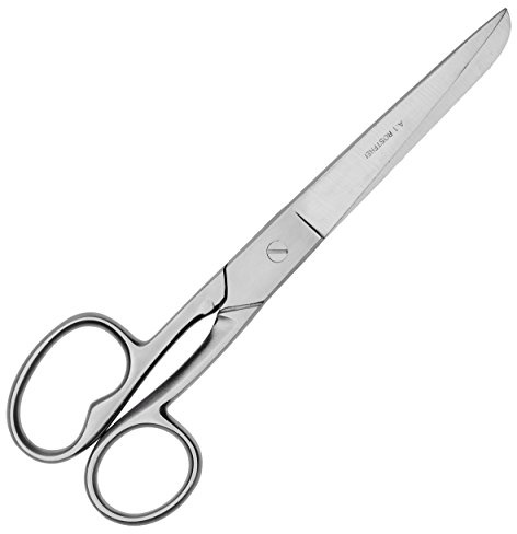 May Universalsax stor 18 cm hushållssax rostfritt stål | Mångsidigt och långt skärverktyg för kök, kontor och hantverk