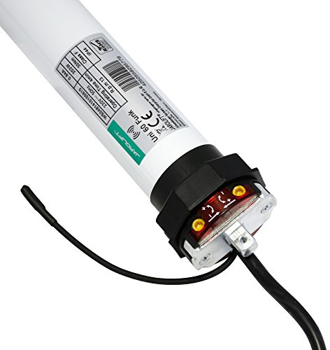 jarolift Elektromechanischer Universalmotor Uni 60 Funk Rollladenantrieb Rollladensteuerung Zugkraft 62 kg + Motoradapter SW50 (TD2422)