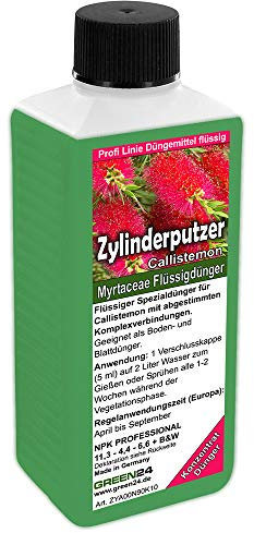 GREEN24 Zylinderputzer Callistemon Dünger NPK düngen, Premium Flüssigdünger aus der Profi Linie