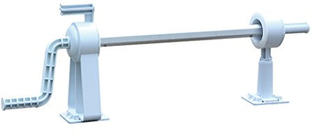 INTERNATIONAL COVER POOL Enrollador de Cubierta de Piscina ELEVADA. Ajustable hasta 6,5m con Tubo de 32mm. ECONÓMICO