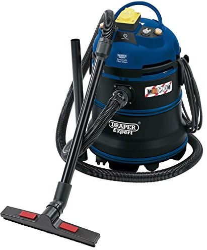 Draper Tools 86685 Expert 35L 1200W 110V M-Class Wet and Dry Vacuum Cleaner, Blue