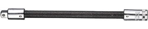 STAHLWILLE 406 Flexible Verlängerung, 1/4 Zoll, 152 mm, 11040000 | biegsame Verlängerung für Knarre, hilfreich bei schwer zugänglichen Stellen
