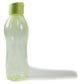 Tupperware To Go Eco 1 L grün mit Skala Trinkflasche Ökoflasche Flasche Öko