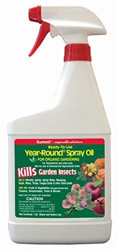 Summit 122 Year-Round Spray Oil for Garden Insects Ready-to-Use, 1-Quart