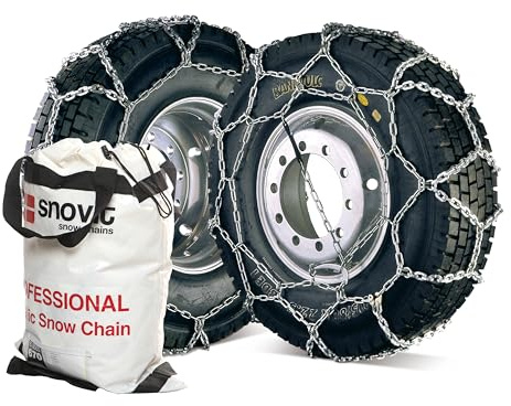 SNOVIT E-3000 Größe 620 Schneekette Metall LKW Bus ÖNORM V5119:2021 Set 2 Stück