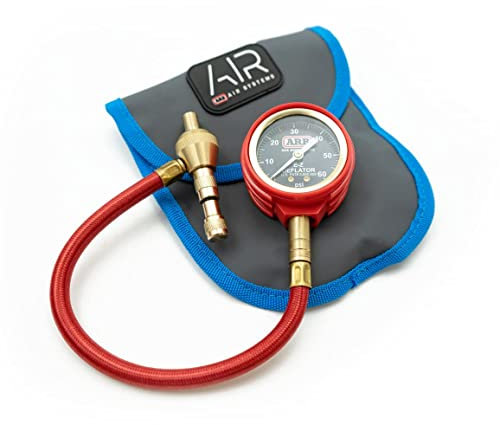 ARB ARB505 E-Z Deflator Kit 10-60 PSI Reifendruckprüfer Rapid Air Down Offroad Kit (PSI), blau