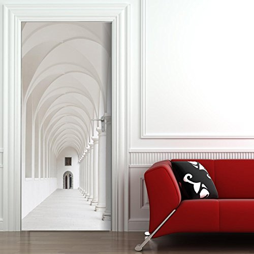 Stickerprofis Türtapete selbstklebend TürPoster - ARKADEN - 3D Türaufkleber Türfolie