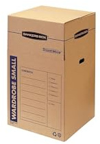 Bankers Box 7710902 Kleiderschrankbox, kurz, 50,8 x 50,8 x 86,4 cm, 3 Stück
