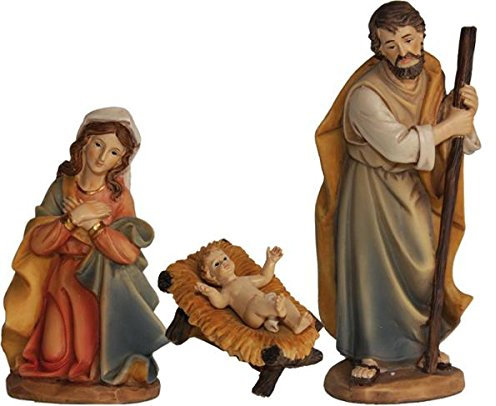 Heilige Familie 3tlg. Höhe 7cm, handbemalen