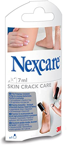 Nexcare Skin Crack Care, 7 ml, 1 Flasche, Flüssigkeit zum Verschließen kleiner Wunden und Hautrisse, wasserfester Schutz und kein Brennen