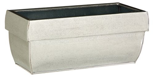Dehner Window Box Planter Zinc 60 x 18 x 17 cm