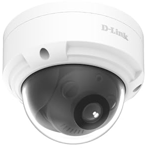 D-Link BCD-P01 2MP H.265 utomhuskupol säkerhetskamera, 1080p, mänsklig detektion, inbyggd mikrofon, smart IR 30 m, IP66 IK10 väderbeständig, PoE eller 12 VDC, microSD upp till 1 TB, ONVIF S/T