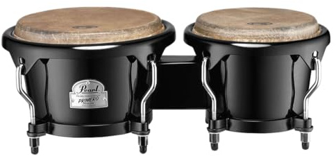 Pearl Primero Series Bistre Black Fiberglass Bongos