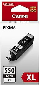 Canon Originaltinte PGI-550 XL PGBK, Größe XL, Schwarz, Recyclebare Verpackung