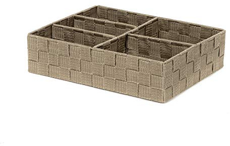 Compactor - Organisateur Stan XXL de la Collection Boston, 25x32x8 cm, Beige