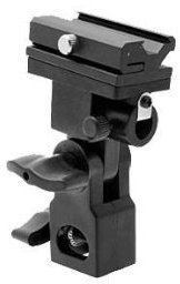 KAEZI Off Camera Hot Shoe Flash Swivel Flash Bracket Umbrella Holder Studio Tilting Bracket for Nikon Canon E430 E580 SB600 SB800 SB900