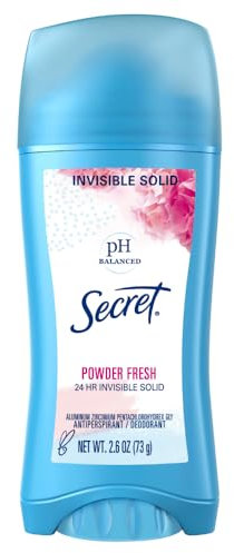 Secret Invisible Solid Antiperspirant Deodorant - Powder Fresh 75 ml